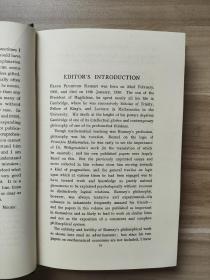 （精装版，G.E Moore作序推荐)The Foundations of Mathematics and Other Logical Essays Frank Plumpton Ramsey F. P. Ramsey R. B. Braithwaite 包含对维特根斯坦《逻辑哲学论》评论的重要论文