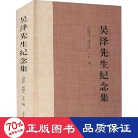 吳澤先生紀(jì)念集 史學(xué)理論 胡逢祥,鄔國義,王東 編