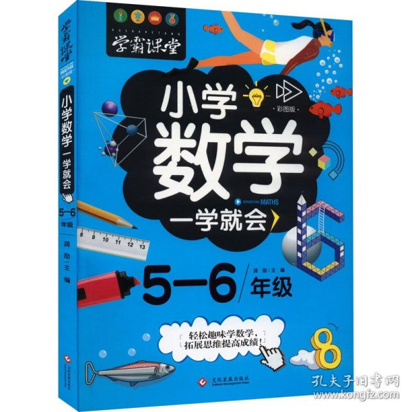 学霸课堂-小学数学一学就会·5-6年级·彩图版