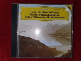 GRIEG.PEER GYNT SUITES 1 & 2 SIBELIUS. PELLEAS ET MELISANDE BERLINER PHILHARMONIKER.HERBET VON KARAJAN(CD)
