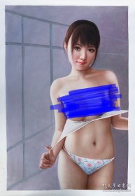 私处全部遮挡了，福建省油画家协会，来源可靠，人体油画私处已经遮挡！太逼真了，精美人物角色，保证纯手绘/手绘精品老油画品60+90
