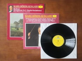 伯姆指挥的贝多芬钢琴协奏曲、勃拉姆斯、莫扎特交响曲 黑胶LP唱片四张 包邮