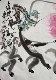 徐培晨国画作品 【尺寸】50/50cm 【材质】宣纸