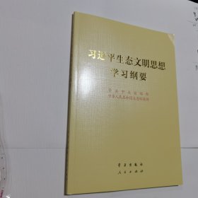 习近平生态文明思想学习纲要（16开）