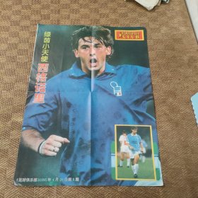 足球俱乐部1995年4月20日第8期 绿茵小天使西格诺里（51.2*37.5cm）