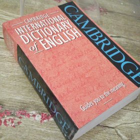 英文原版：Cambridge International Dictionary of English （剑桥国际英语词典）