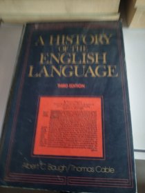A HISTORY OF THE ENGLISH LANGUAGE THIRD EDITION（英语语言史 第三版）（小16开精装 英文版） 内页有勾画看好下单