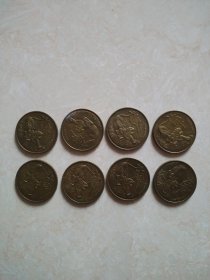 12生肖纪念章共29枚：蛇17枚虎8枚鸡3枚狗1枚（详情看图）