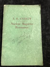 核磁共振nuclear magnetic resonance 1954年。