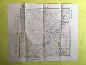 牡丹江 满洲五十万分之一