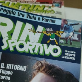 意大利足球杂志 体育战报 GUERIN SPORTIVO 9 1999年【品如图】