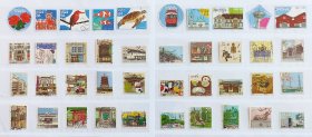 日本信销邮票～《旅游名胜-宫古岛，函馆》+《江户-东京》1-3集，合计40全。