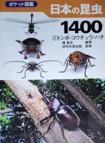 日文原版彩图 日本昆虫图鉴 蜻蜓·甲虫·蜜蜂分卷