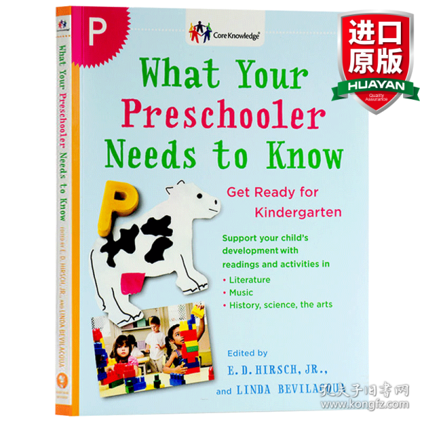 英文原版 What Your Preschooler Needs to Know 美国幼儿园全科核心知识英语读本 The Core Knowledge Series 英文版 进口英语原版书籍
