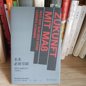 未来必须节制：我们从金融危机中学到什么