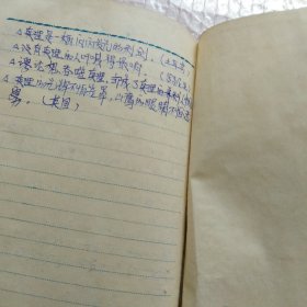 老笔记本,纪念手册,有笔记,有精美人物图片