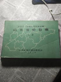 全国统一安装工程预算定额山东省价目表 中册