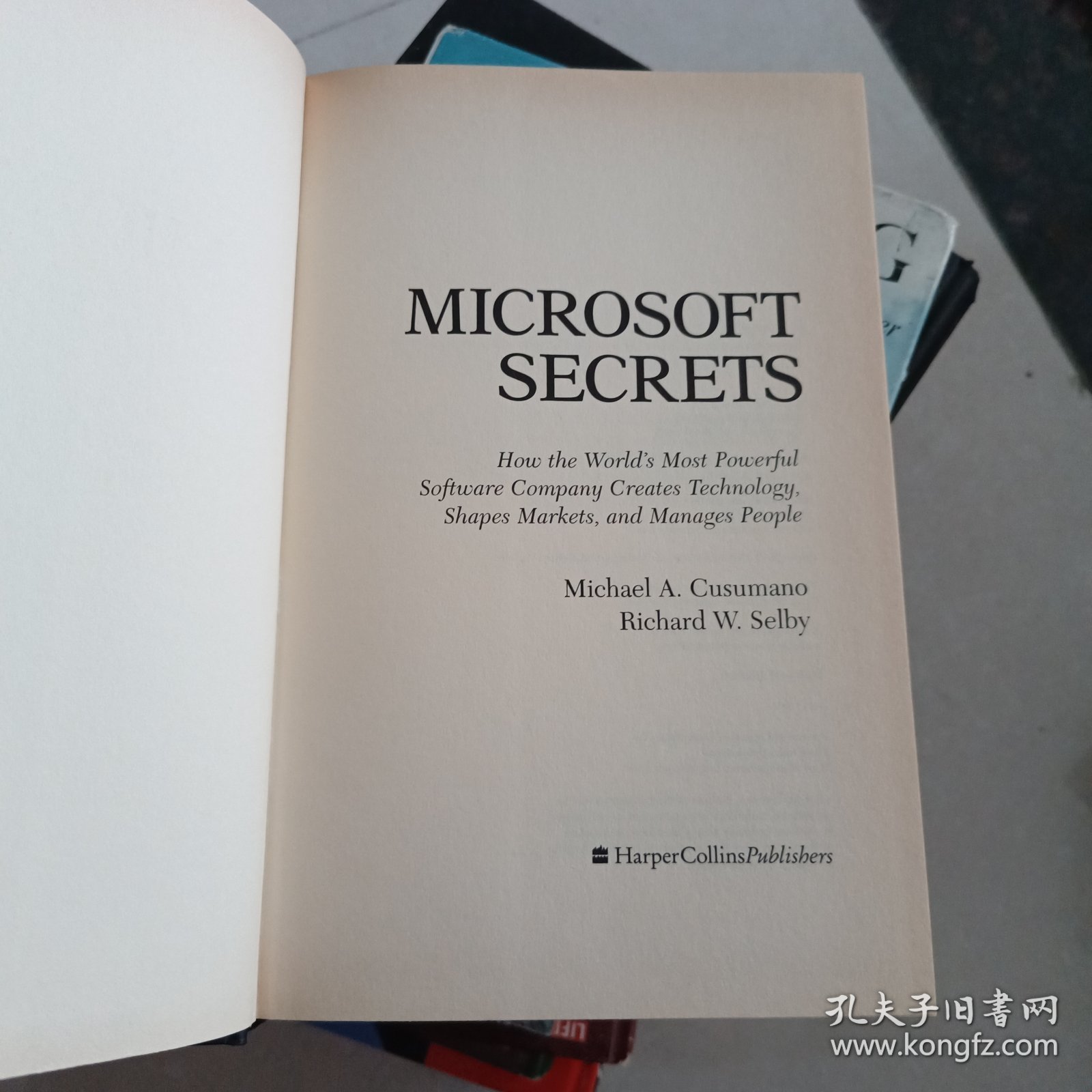 Microsoft Secrets m