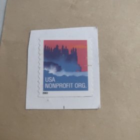 美国邮票 2004年普票.海岸风光不干胶卷筒票