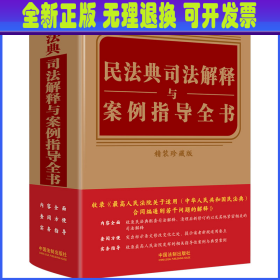 民法典司法解释与案例指导全书 精装珍藏版 中国法制出版社 中国法制出版社