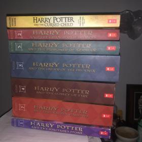 Harry Potter set 1-7+ Harry Potter and the cursed child 哈利波特七部曲（缺混血王子）+哈利波特与被诅咒的孩子Harry Potter and the Prisoner of Azkaban、Harry Potter And The Chamber Of Secrets等七册合售