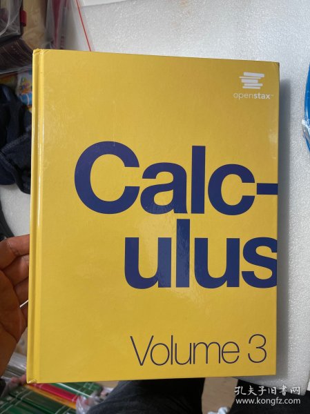 现货  Calculus Volume 3 英文版  (Official Print Version, hardcover, full color)   Gilbert Strang