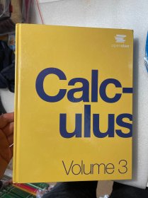 现货  Calculus Volume 3 英文版  (Official Print Version, hardcover, full color)   Gilbert Strang