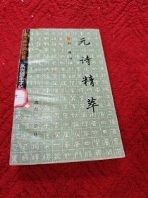 元诗精萃（中国古典诗词欣赏系列钢笔字帖）