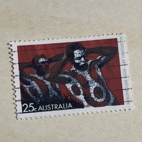 澳大利亚1971年邮票 土著绘画艺术 信销