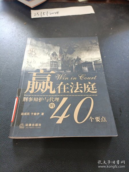 赢在法庭：刑事辩护与代理的40个要点