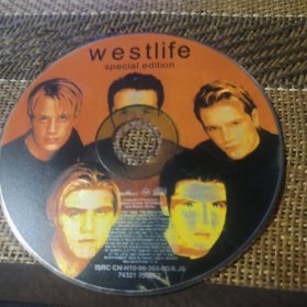Wes tlife CD 裸盘
