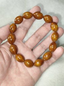 紫金鼠玉化1.5手串品质不错油性好懒人文玩不怕汗按图发货一物一图C098