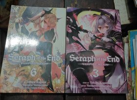 英文原版 Seraph of the End, Vol. 3+vol.6 终结的炽天使 英文版 两册合售