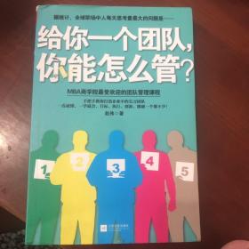 给你一个团队，你能怎么管？，