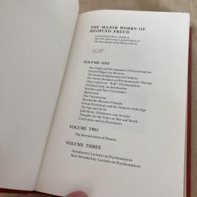 Franklin Library25周年真皮限量： The Works of Sigmund Freud 《 西格蒙德·弗洛伊德全集 》六册全套（三大册+三小册），西方世界伟大名著系列丛