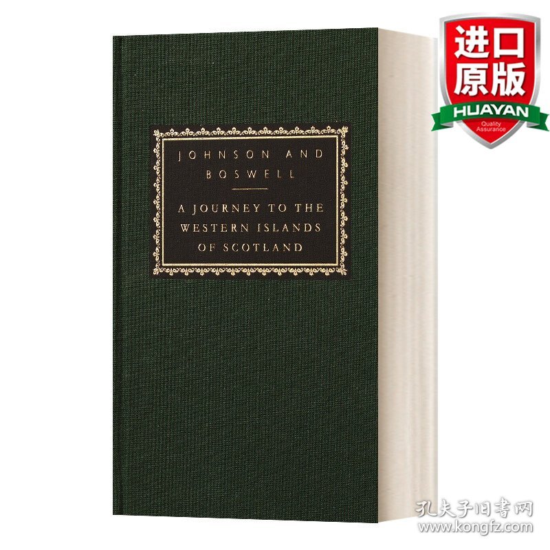 英文原版 A Journey to the Western Islands of Scotland 苏格兰西部岛屿之旅 人人图书馆精装收藏版 英文版 进口英语原版书籍
