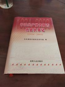 中国共产党贵阳市历史大事记:1934-2003