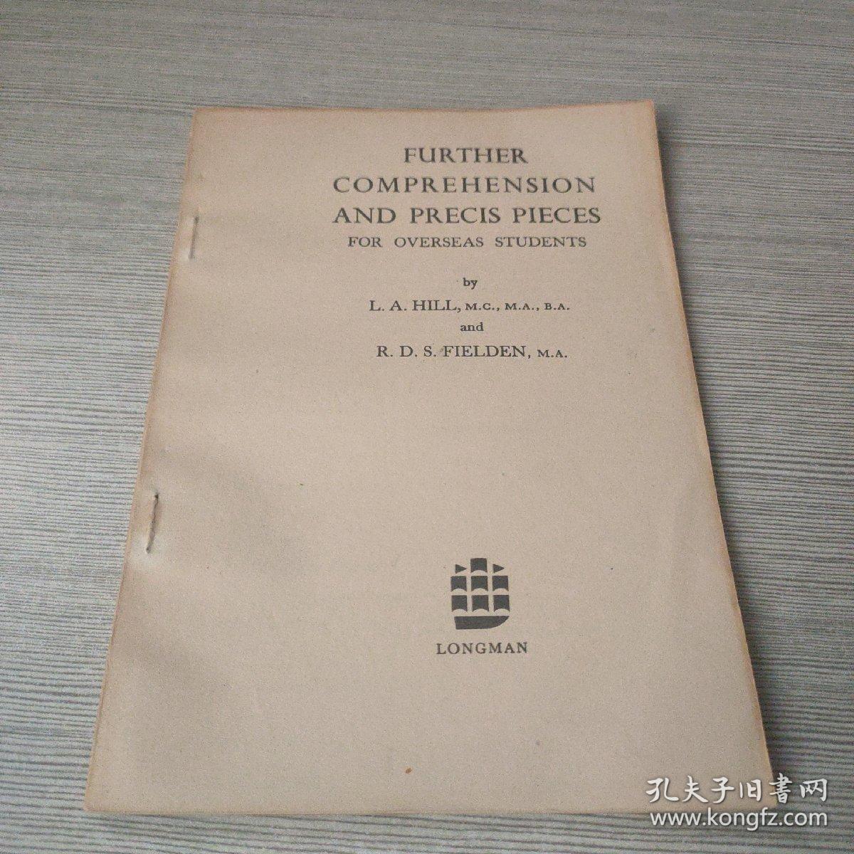 Further comprehension and precis pieces for overseas students