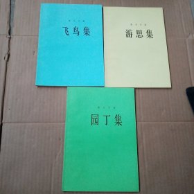 泰戈尔诗集：飞鸟集、游思集、园丁集、（3本合售）