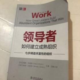 领导者如何建立成熟组织