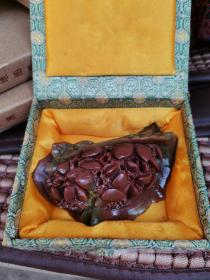 老寿山精雕苦瓜,绝了。中国工艺美术大师作品。