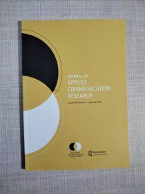 journal of applied communication research 2022年1月