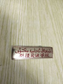新疆司法学校双语校徽