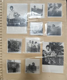 老照片《美女照》黑白照 大小80张 七八十年代 书品如图