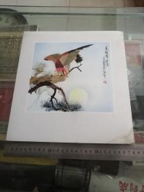 70-80年代中国手工艺品（麦稈画）出口工艺品画 老鹰