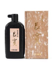 良宽墨汁500ml 日本进口奈良祥硕堂菜种油烟文房书法国画创作墨液