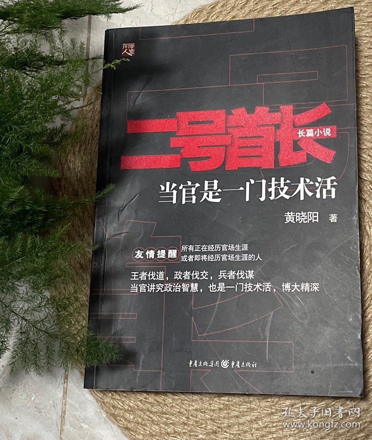 二号首长 当官是一门技术活_黄晓阳 著_孔夫子旧书网