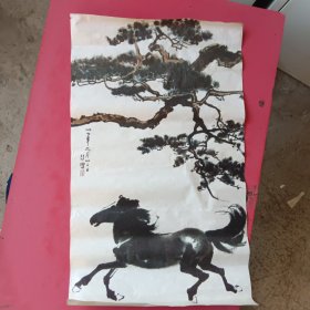 名家画页，马（58x34CM）