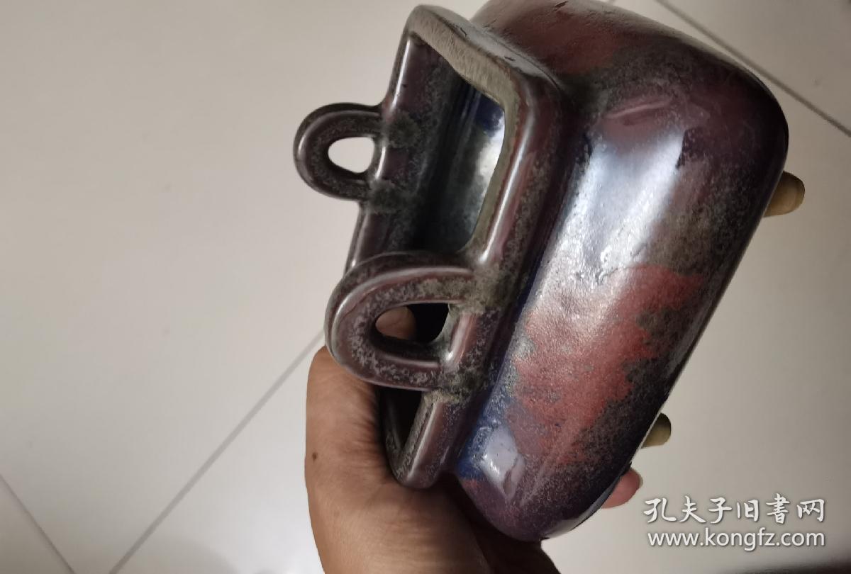 钧窑当代大师卢晓鹏手工亲制香炉