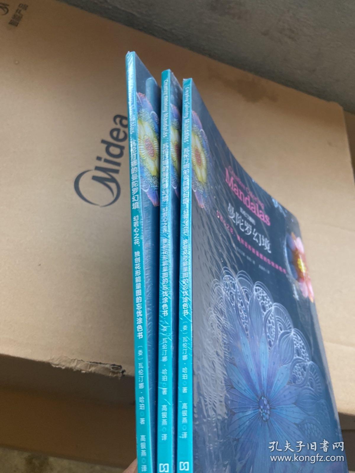 瓦伦汀娜的曼陀罗幻境：幻若心之花，独创花形能量圈的忘忧涂色书